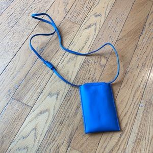 Free people bag leather blue